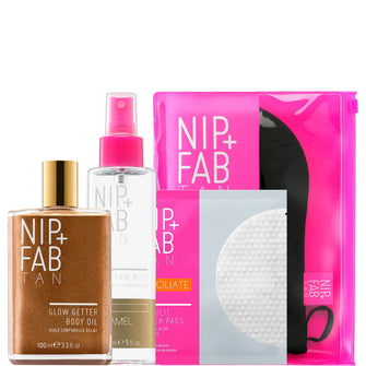 NIP+FAB Bronze + Glow Fix Regime (Worth £59.85)