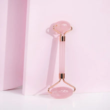 brushworks HD Rose Quartz Resin Roller & Gua Sha