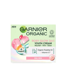 Garnier Organic Rosy Glow 3-in-1 Youth Cream 50ml