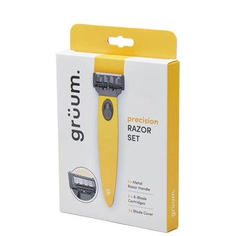 grüum Precision Razor Set - Citrus Yellow