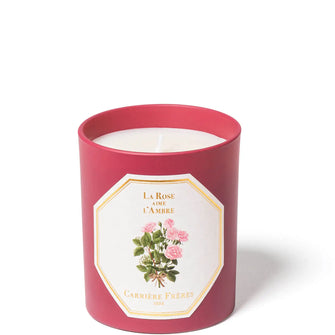 Carrière Frères Scented Candle - La Rose Aime l'Ambre 185g