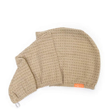 Aquis Waffle Hair Turban - Pure Sand