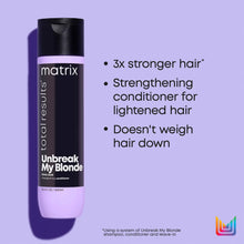 Matrix Total Results Unbreak My Blonde Strengthening Conditioner for Chemically Over-processed Hair 300ml