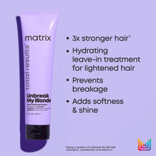 Matrix Total Results Unbreak My Blonde Reviving Leave-in Treatment for Chemically Over-processed Hair 150ml