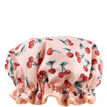 The Vintage Cosmetic Company Cherry Print Shower Cap