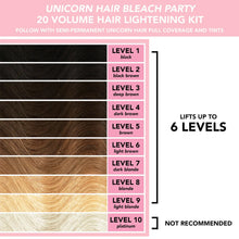 Lime Crime Unicorn Hair Bleach Party 20 Volume Hair Lightening Kit Exclusive