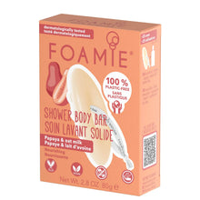 FOAMIE Shower Body Bar - Papaya and Oat Milk 80g