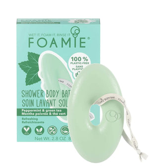 FOAMIE Shower Body Bar - Peppermint and Green Tea 80g