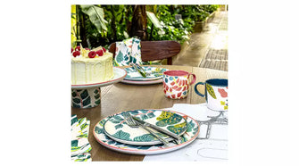 Habitat x Kew Set of 2 Ceramic Dinner Plates