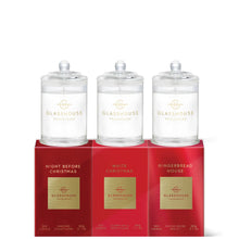 Glasshouse Fragrances Christmas Mini Candle Trio (3 x 60g)