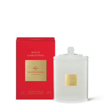 Glasshouse Fragrances White Christmas Candle 380g