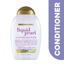 OGX Smooth and Shine Enhance Liquid Pearl Conditioner 385ml