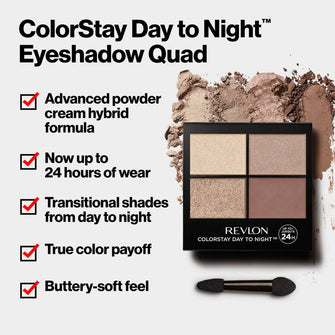 Revlon Colorstay 24 Hour Eyeshadow Quad - Stylish