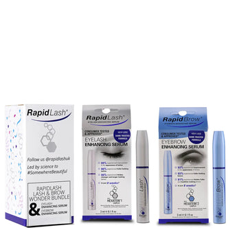 RapidLash Lash and Brow Wonder Bundle (Worth £76.99)