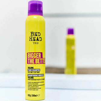 TIGI Bed Head Bigger The Better Volume Foam Shampoo for Fine Hair 200ml