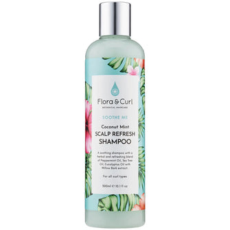 Flora & Curl Coconut Mint Scalp Refresh Shampoo 300ml