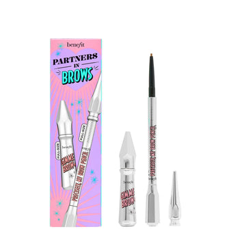 benefit Partners in Brows Eyebrow Pencil & Volumising Eyebrow Gel Duo (Various Shades) (Worth £45.00)