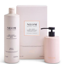 NEOM Real Luxury Hand Wash Refill and Ceramic Dispenser 1L