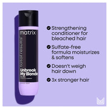 Matrix Total Results Unbreak My Blonde Shampoo and Conditioner for Chemically Over-processed Hair 300ml Duo