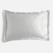 ESPA Home Oxford Edge Silk Pillowcase - Moonlight Grey