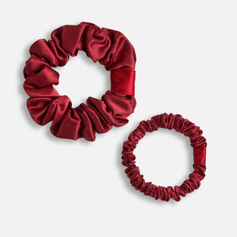 ESPA Silk Scrunchie - Burgundy