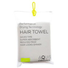 Aquis AON Waffle Towel White