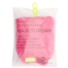 Aquis AON Lisse Turban Hot Pink