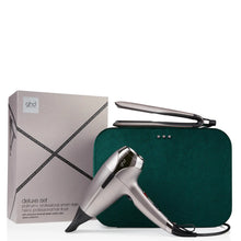 ghd Platinum+ & Helios Limited Edition - Hair Straightener & Hair Dryer in Warm Pewter