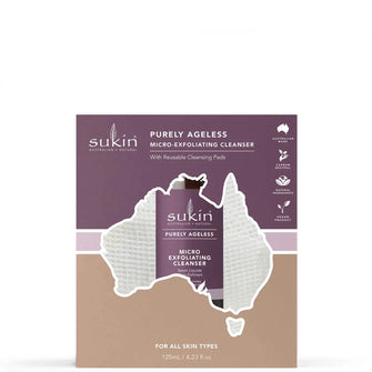 Sukin Purely Ageless Cleanser 125ml Gift Set (Worth £14.95)