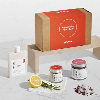 grüum Rejuvenating Face and Body Gift Set (Worth £33.00)