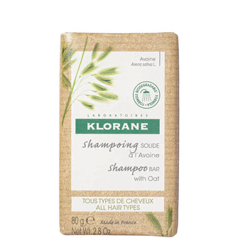 Klorane Softening Soild Shampoo Bar with Oat Milk 80g