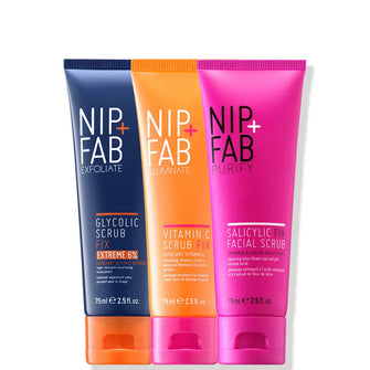 NIP+FAB Scrub Trio Bundle (Worth £37.85)