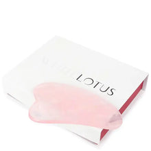 White Lotus Rose Quartz Gua Sha