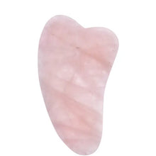 White Lotus Rose Quartz Gua Sha