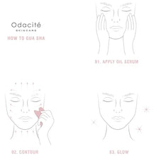 Odacité Crystal Contour Gua Sha - Rose Quartz