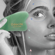 Odacité Crystal Contour Gua Sha - Green Aventurine