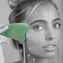 Odacité Crystal Contour Gua Sha - Green Aventurine