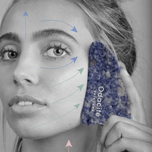 Odacité Crystal Contour Gua Sha - Blue Sodalite