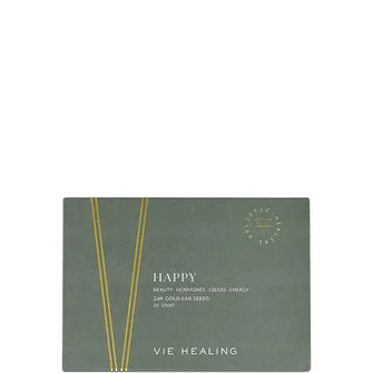 Vie Healing HAPPY 24k Gold Ear Seeds