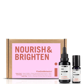 Five Dot Botanics Nourish and Brighten Gift Set (Worth £68.00)