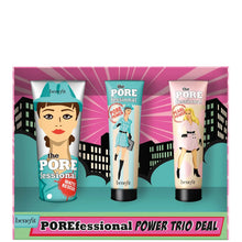 benefit Porefessional Power Trio Deal Mattifying Gel & Pore Minimising Face Primer Set (Worth £85.00)