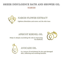 Forest Essentials Sheer Indulgence Bath and Shower Oil Nargis (Various Sizes)