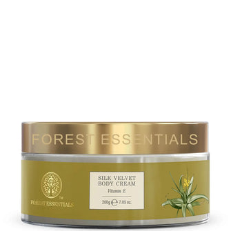 Forest Essentials Silk Velvet Body Cream - Vitamin E 200g