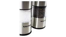 Salter Electronic Stainless Steel Mill Set - Silver