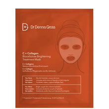 Dr. Dennis Gross Skincare C+Collagen Biocellulose Brightening Treatment Mask 6 Masks