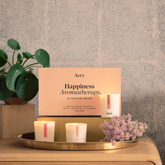 AERY Aromatherapy Candle Gift Set - Happy Space