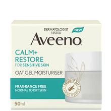 Aveeno Face Calm and Restore Oat Gel Moisturiser 50ml