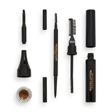 Makeup Revolution Ultra Brow Builder Kit (Various Shades)