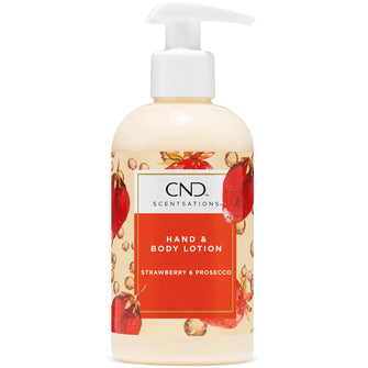 CND SPA Scentsations Hand and Body Lotion Strawberry and Prosecco 245ml