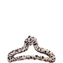 Kitsch Satin Wrapped Claw Clip - Leopard